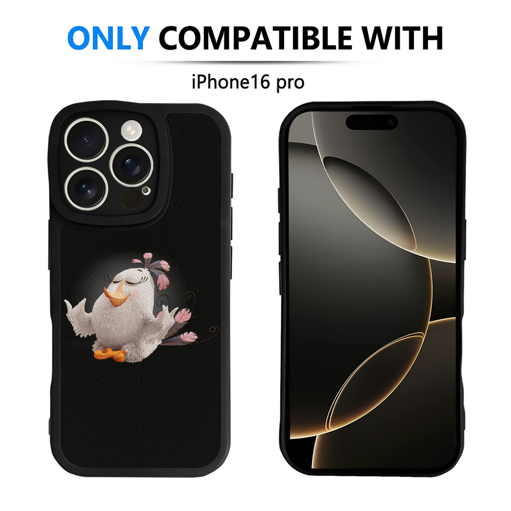 （画像用） Angry Birds アングリーバード 【iPhone 16シリーズ対応】シリコンスマホケース（レザー調） 材質：シリコン